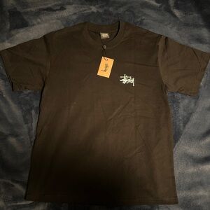 Stussy Men's Black T-Shirt